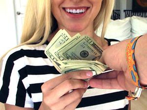 Teen Beauty Paid To Strip In The Car And Fuck At Home