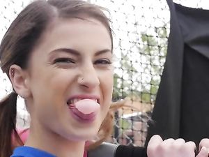 Petite Baseball Babe Needs Cock In Her Sporty Body